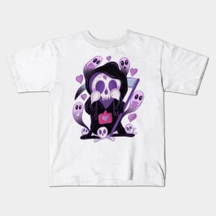 Grim reaper love Kids T-Shirt